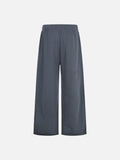 DAXUEN black geometric star graphic wide-leg sweatpants