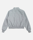 DAXUEN Cropped full-zip stand-collar jacket