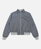 DAXUEN Cropped full-zip stand-collar jacket