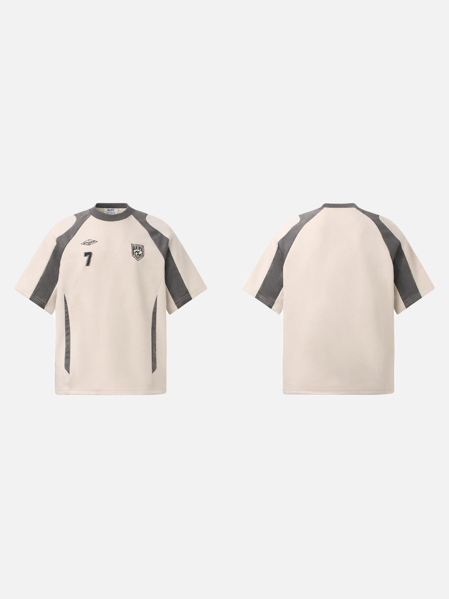 Bold Number 7 Embroidered T-Shirt