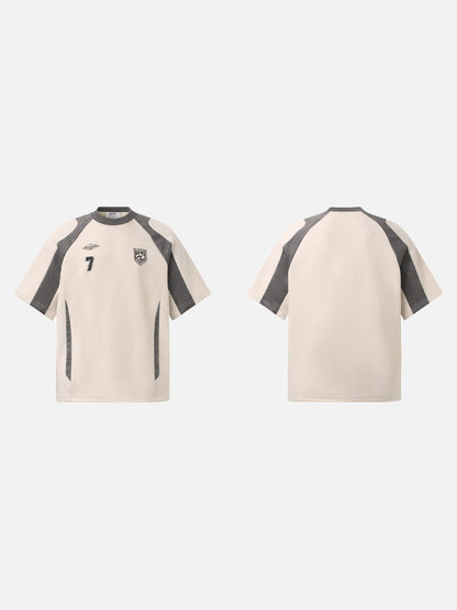 Bold Number 7 Embroidered T-Shirt