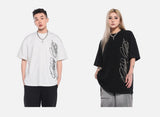Stylish Oversized Waffle-Knit T-Shirt