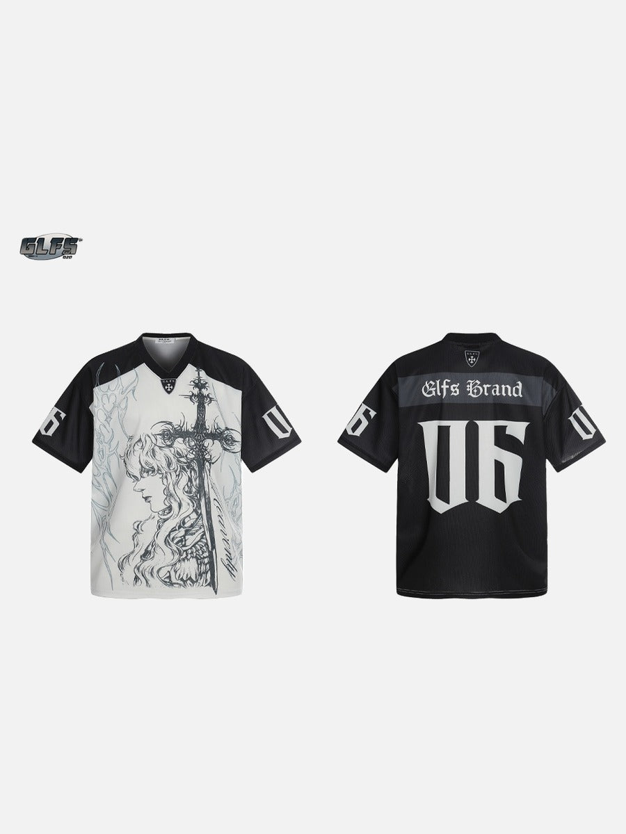 Gothic Fantasy Graphic T-Shirt