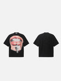 Bold Studded Lips Graphic T-Shirt