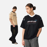 DAXUEN Oversized short-sleeve t-shirt with graphic print