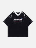DAXUEN Oversized short-sleeve t-shirt with graphic print