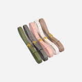 DAXUEN gold buckle leather belt for women