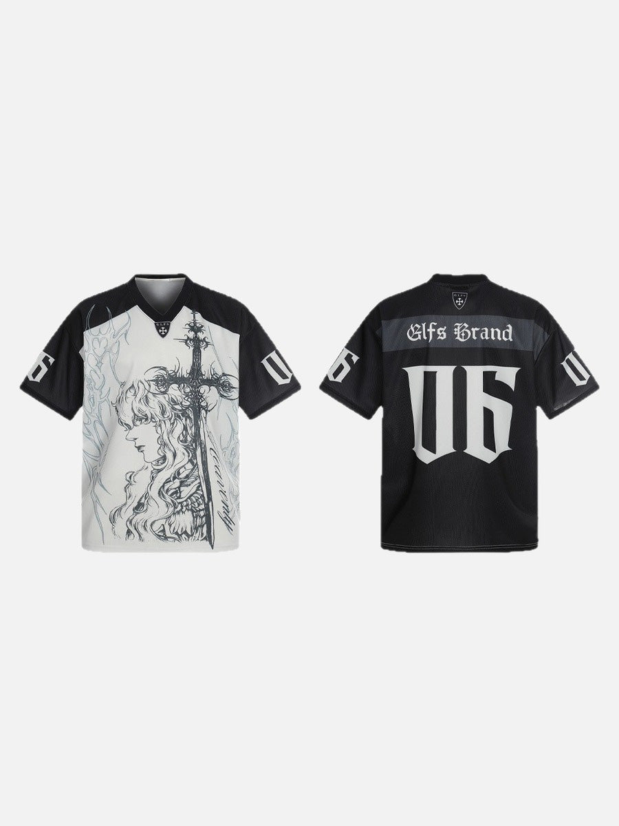 Gothic Fantasy Graphic T-Shirt
