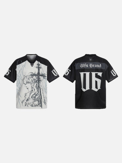 Gothic Fantasy Graphic T-Shirt
