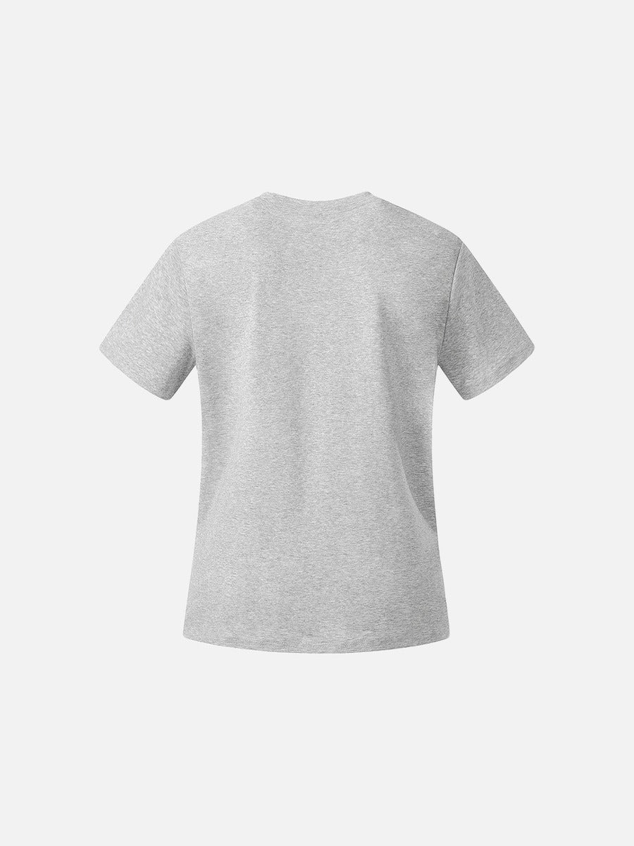 DAXUEN Gothic letter graphic short-sleeved t-shirt