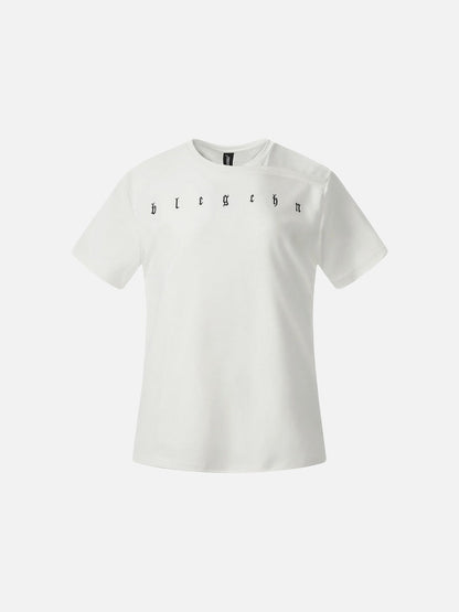 DAXUEN Gothic letter graphic short-sleeved t-shirt
