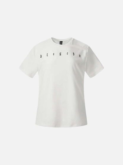 DAXUEN Gothic Print Asymmetrical T-Shirt