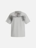 DAXUEN grey oversized gothic graphic tee