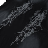 DAXUEN grey oversized gothic graphic tee