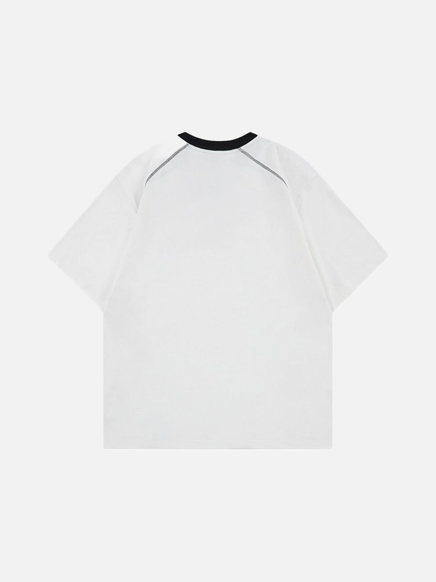 DAXUEN Gothic stitch short-sleeve T-shirt