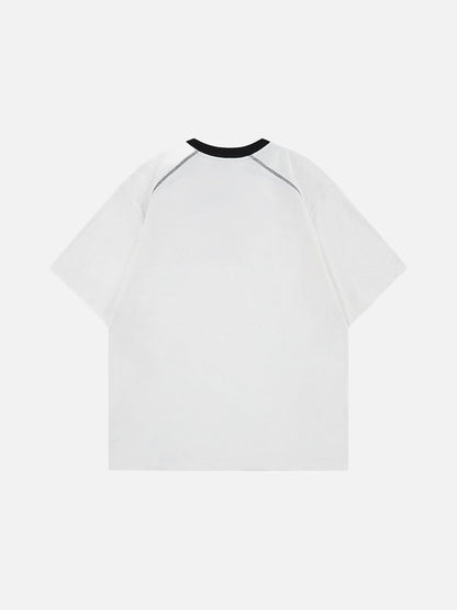 DAXUEN Gothic stitch short-sleeve T-shirt