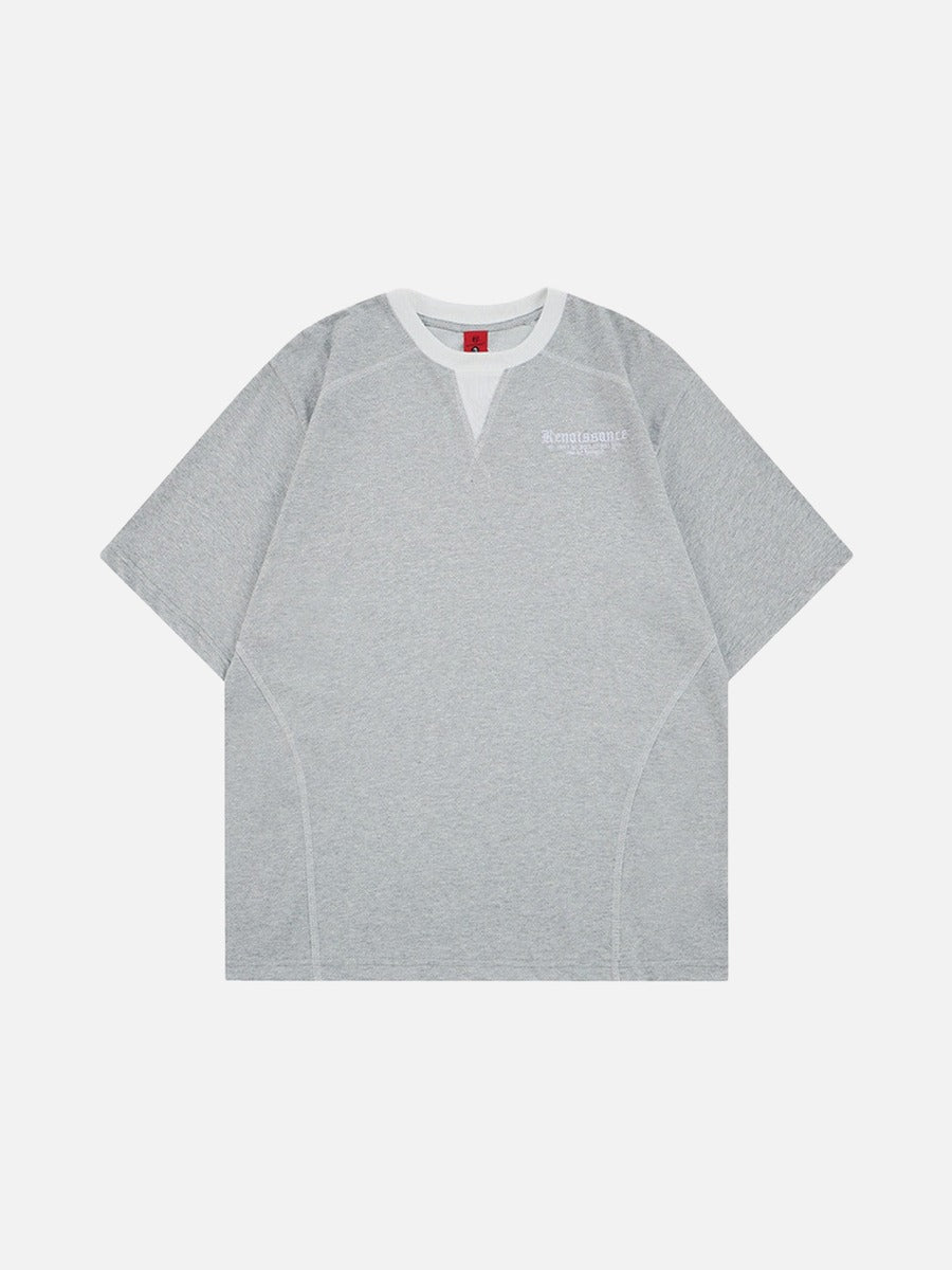 DAXUEN Gothic stitch short-sleeve T-shirt