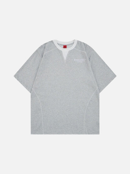 DAXUEN Gothic stitch short-sleeve T-shirt