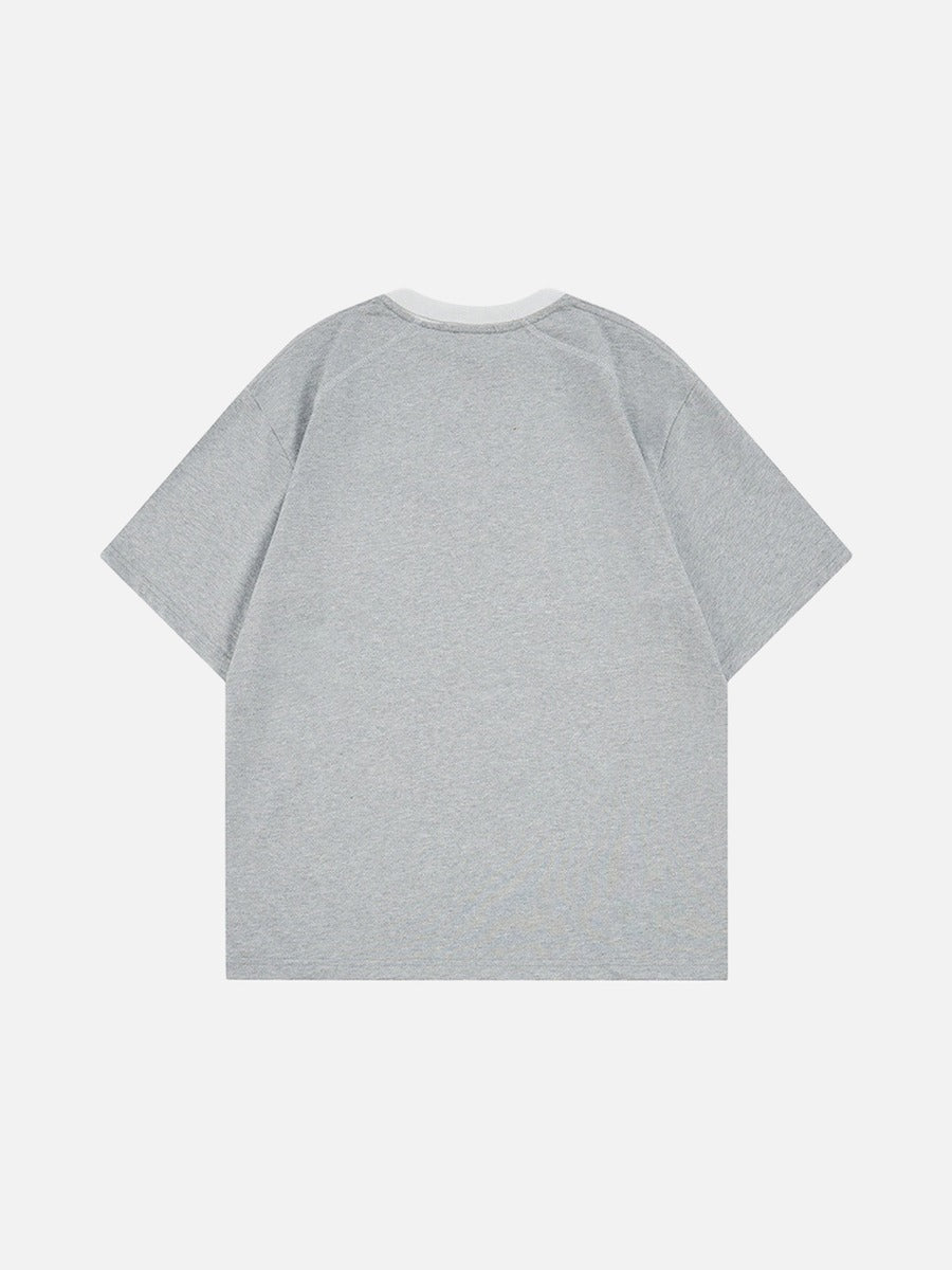 DAXUEN Gothic stitch short-sleeve T-shirt