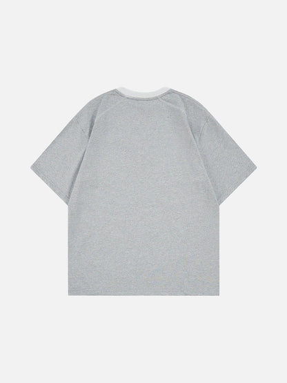 DAXUEN Gothic stitch short-sleeve T-shirt