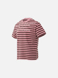 DAXUEN Gothic striped graphic t-shirt