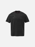 DAXUEN Gothic striped graphic t-shirt