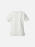 DAXUEN Gothic text asymmetrical short-sleeved T-shirt