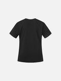 DAXUEN Gothic text asymmetrical short-sleeved T-shirt