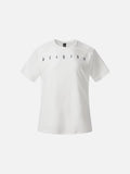 DAXUEN Gothic text asymmetrical short-sleeved T-shirt