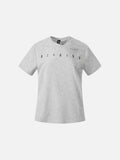 DAXUEN Gothic text asymmetrical short-sleeved T-shirt