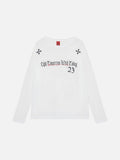 DAXUEN Gothic text long sleeve t-shirt