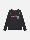 DAXUEN Gothic text long sleeve t-shirt