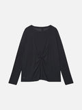 DAXUEN Gothic text long sleeve t-shirt