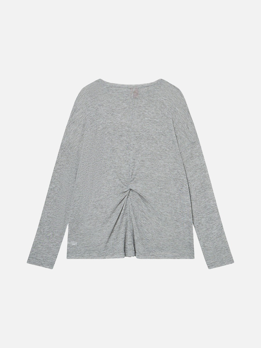 DAXUEN Gothic text long sleeve t-shirt