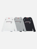 DAXUEN Gothic text long sleeve t-shirt