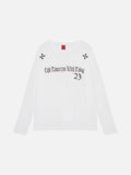 DAXUEN Gothic text long sleeve t-shirt