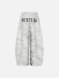 DAXUEN Gothic tie-dye wide-leg pants