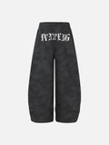 DAXUEN Gothic tie-dye wide-leg pants