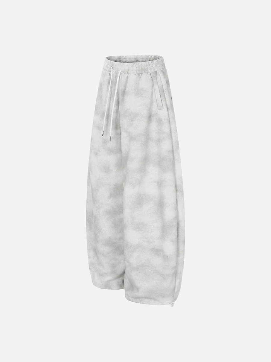 DAXUEN Gothic tie-dye wide-leg pants