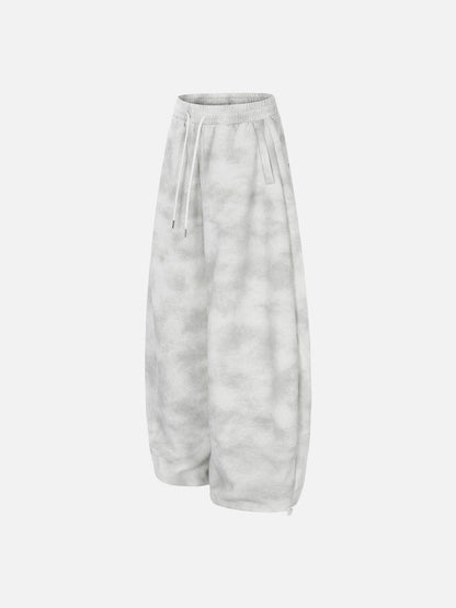DAXUEN Gothic tie-dye wide-leg pants