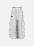 DAXUEN Gothic tie-dye wide-leg pants