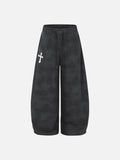 DAXUEN Gothic tie-dye wide-leg pants