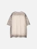 DAXUEN Oversized gradient dye T-shirt with appliqué