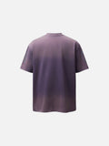 DAXUEN Gradient distressed graphic T-shirt