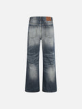DAXUEN Gradient fade wide-leg denim jeans