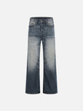 DAXUEN Gradient fade wide-leg denim jeans