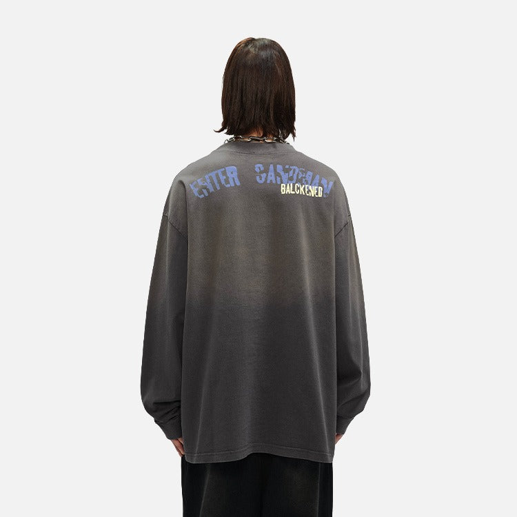 DAXUEN Oversized long sleeve t-shirt with graphic design