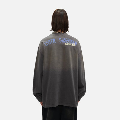 DAXUEN Oversized long sleeve t-shirt with graphic design