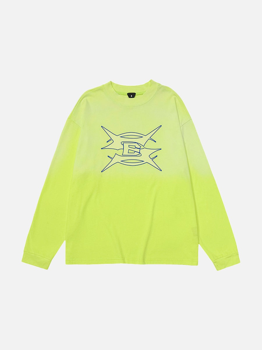 DAXUEN Oversized long sleeve t-shirt with graphic design