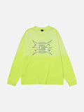 DAXUEN Oversized long sleeve t-shirt with graphic design